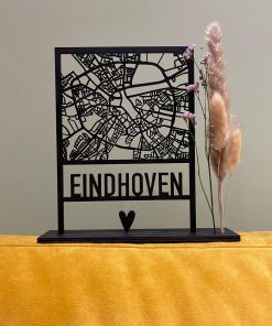 Plattegrond 16x22 Zwart Eindhoven