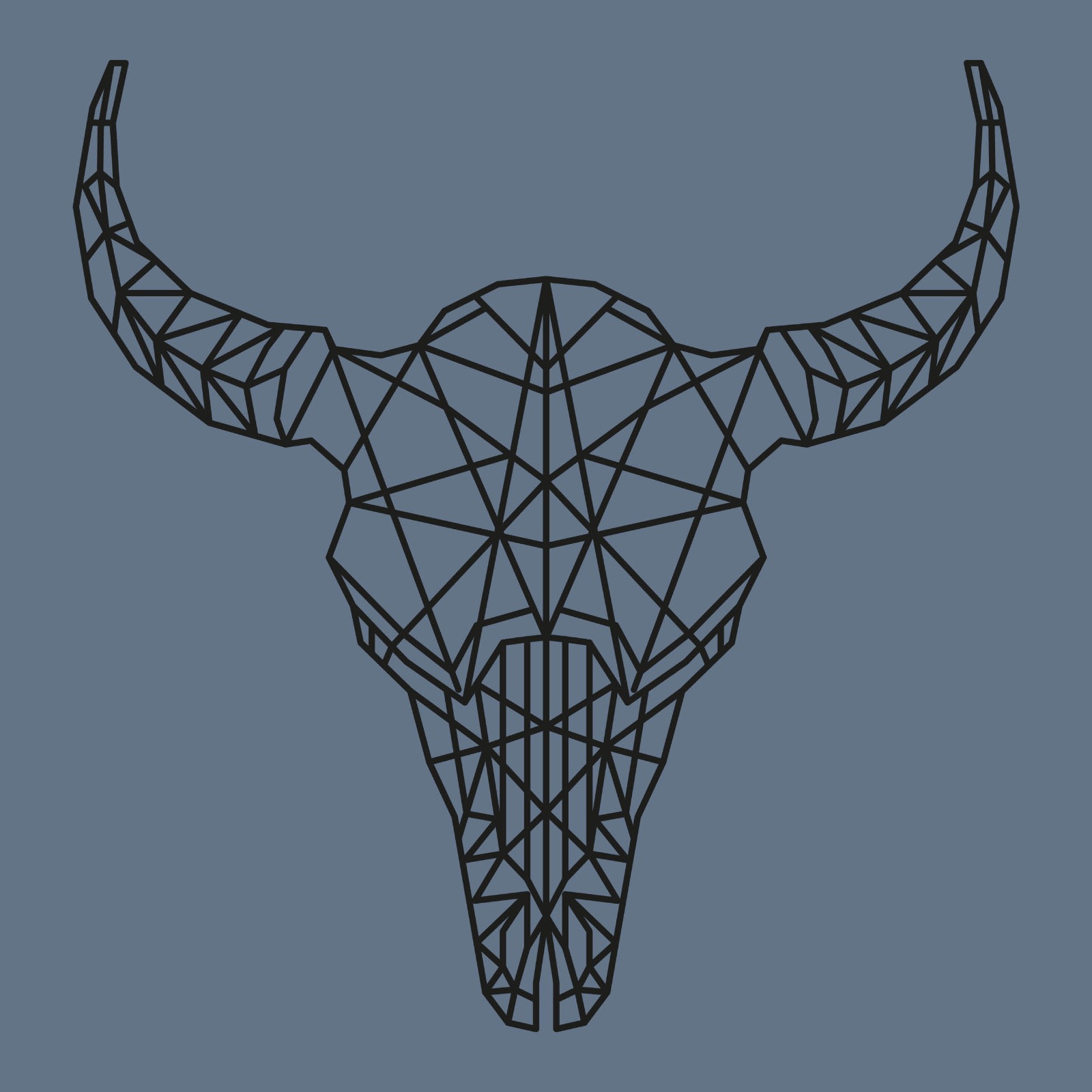 geometrisch vorm Hout Buffel