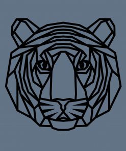 geometrisch vorm Hout Tijger