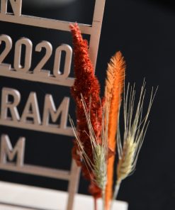 Droogbloemen in seizoenskleuren