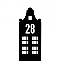 Element Huis Gevelhuis Gepersonaliseerd met nummer