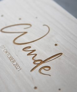 Houten kist  eigen ontwerp