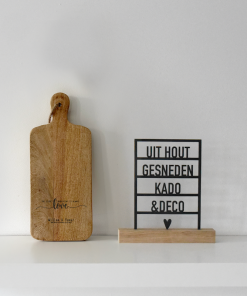 Tapasplank Rechthoek XS "Secret ingredients"