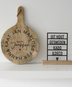 Tapasplank Rond 30cm Familie