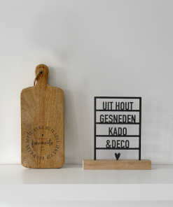 Tapasplank Rechthoek XS "Together is our.."