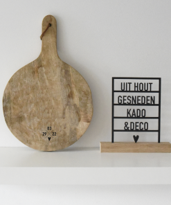 Tapasplank Rond 30cm Datum