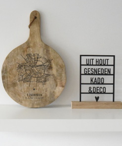 Tapasplank Rond 30cm Plattegrond