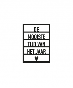 Ansichtkaart De mooiste tijd van het jaar