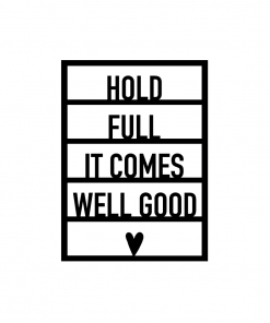 Ansichtkaart hout |Hold full it..