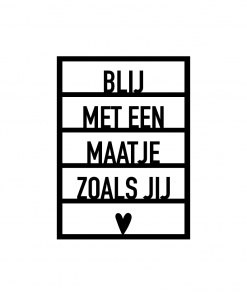 Ansichtkaart hout |Blij met een maatje..