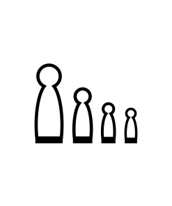 Element poppetje Vrouw/Meisje