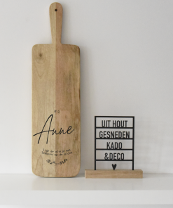 Tapasplank rechthoekig M "Lekkers op de plank"