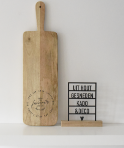 Tapasplank rechthoekig M  "Together is our.."