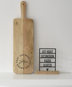 Tapasplank rechthoekig M  "Familie"