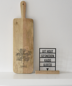 Tapasplank rechthoekig M  "Plattegrond"