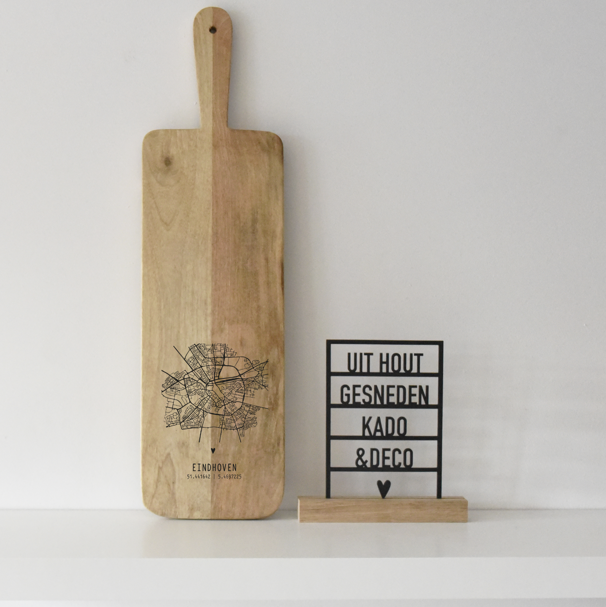 Tapasplank rechthoekig M "Plattegrond"