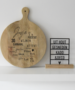 Tapasplank Rond 40cm "mix"