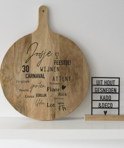 Tapasplank Rond 50cm "Mix"