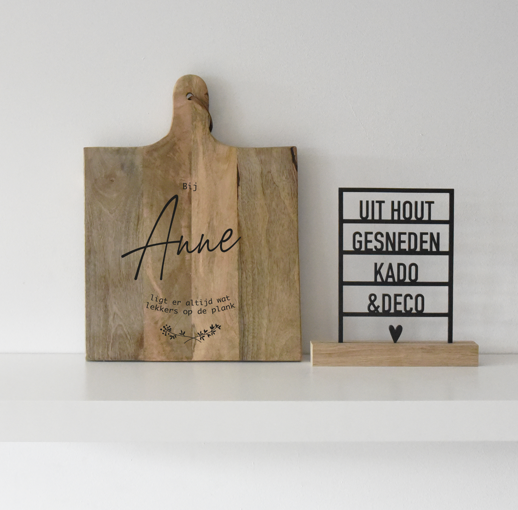 Tapasplank Vierkant M "Lekkers op de plank"