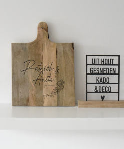 Tapasplank Vierkant  M  "Bloemen"