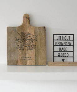 Tapasplank Vierkant  M  "Plattegrond"