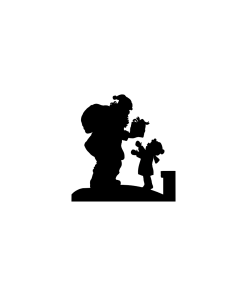 Element Kerstman + Kind