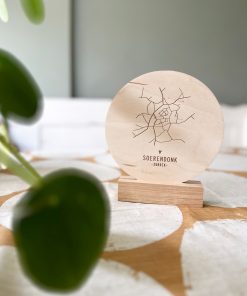 Cirkel met tekst "Plattegrond"