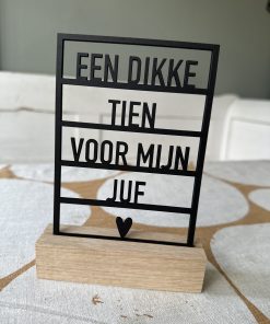 Einde schooljaar/ bedankjes