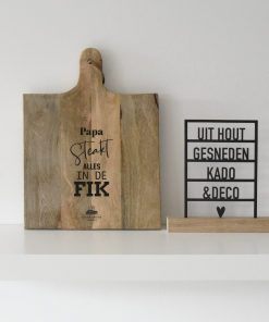 Tapasplank Vierkant  M  "BBQ"