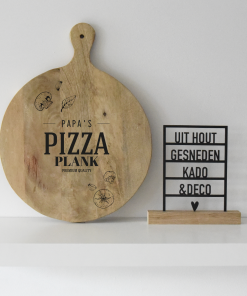 Tapasplank Rond 40cm "Pizza"
