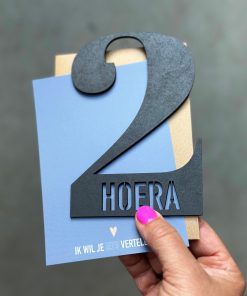 Ansichtkaart Grote Cijfers