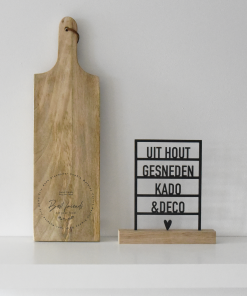 Tapasplank rechthoekig M  "Friends"