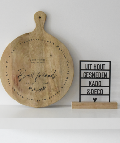 Tapasplank Rond 40cm "Friends"