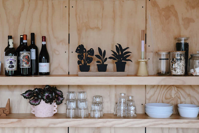 Houten plant 6 - Afbeelding 3