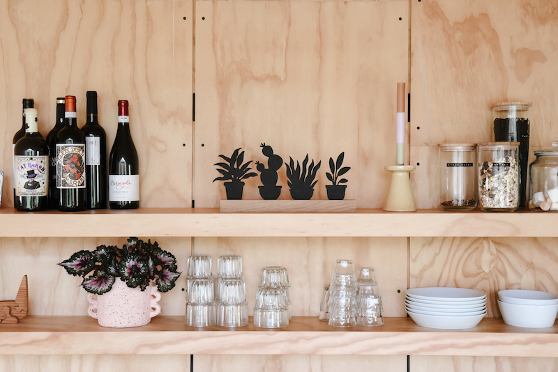 Houten plant 6 - Afbeelding 4