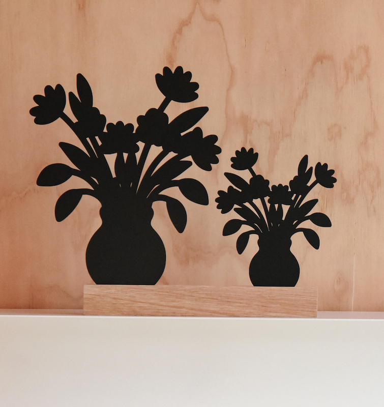 Houten Bloempot 1 - Afbeelding 2