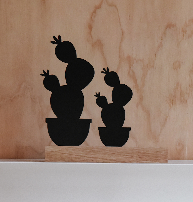 Houten plant 2 - Afbeelding 2