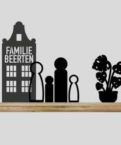 Gezin + Huis+ Plant 4 (Kant-en-klaar)