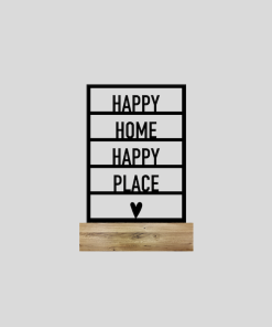 Happy home Happy place (Kant-en-klaar)