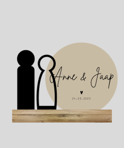 Cirkel met namen en poppetjes (Kant-en-klaar)