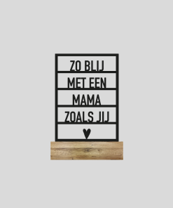 Zo blij met Mama/Oma zoals jij (Kant-en-klaar)