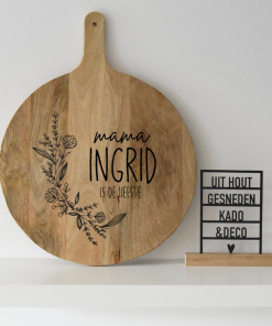 Tapasplank Rond 50cm "Mama/Oma"