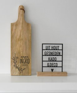 Tapasplank rechthoekig S  "Mama/Oma