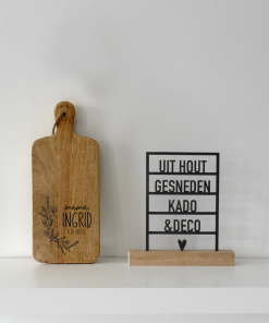 Tapasplank Rechthoek XS "Mama/Oma