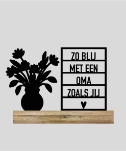 Zo blij met oma/mama  + bloempot 1 (Kant-en-klaar)