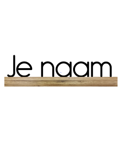 Houten naam (6,7 of 8 letters)