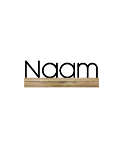 Houten naam (2,3,4 of 5 letters)