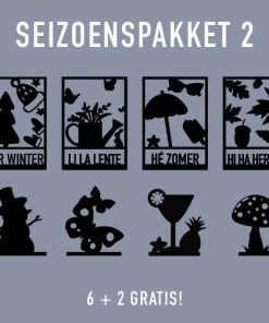 Seizoenspakket 2    (6 + 2 GRATIS)