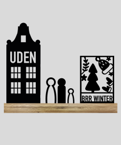 Familie huis + Brr Winter + Gezin (Kant-en-klaar)