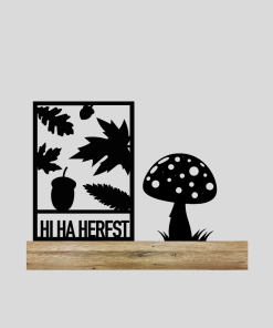 Hiha herfst + Paddenstoel (Kant-en-klaar)